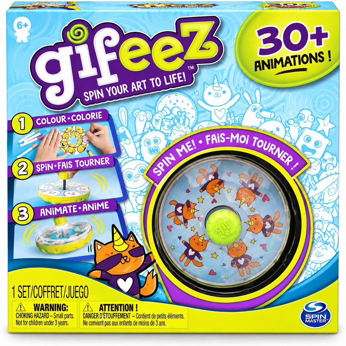 Spin Master Gifeez Animations Kreativset 30+ Animationen Malset ab 6 Jahre D5