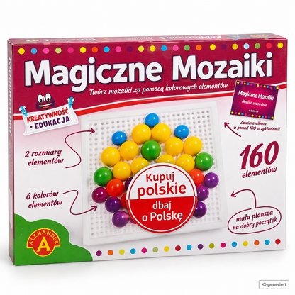 Alexander Magische Mosaike 160 Teile Steckmosaik Kreativspiel Kinder ab 3 D6