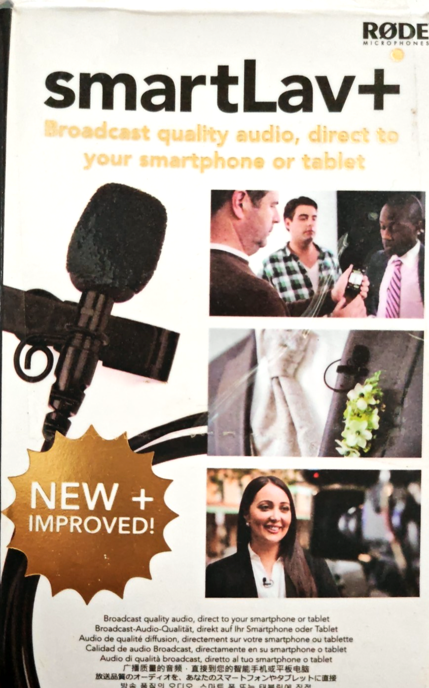 RØDE SmartLav+ Lavalier Mikrofon Smartphone Ansteckmikrofon TRRS Aufnahme A8