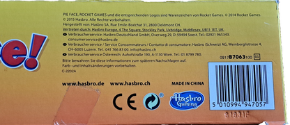 Pie Face! Partyspiel Kinderspiel Schaum Sahne Hasbro Gaming 5+ | 2+ Spieler