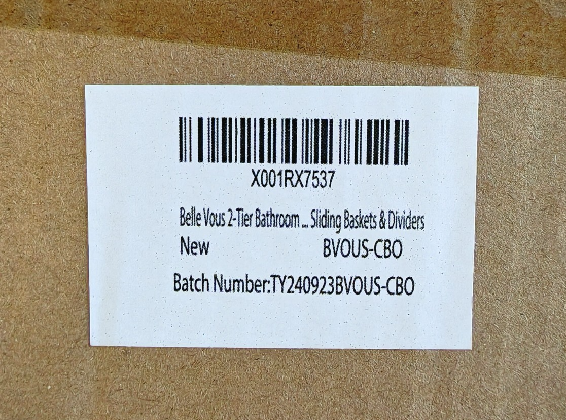 Belle Vous Bad Organizer 2 Etagen Ausziehbar Unterschrank Regal Badezimmer HA1
