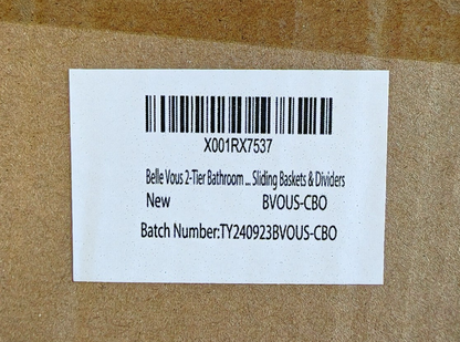 Belle Vous Bad Organizer 2 Etagen Ausziehbar Unterschrank Regal Badezimmer HA1