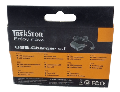 TrekStor Ladegerät Schnellladegerät USB Netzteil Ladeadapter USB Verlängerung A5
