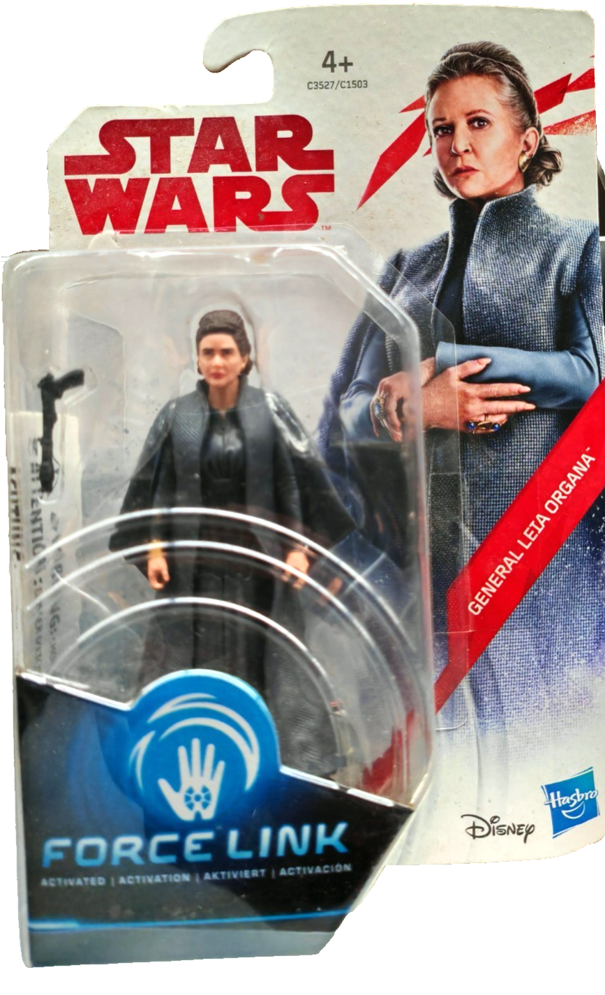 Star Wars General Leia Organa Force Link Figur 10cm Hasbro C3527 The Last D5