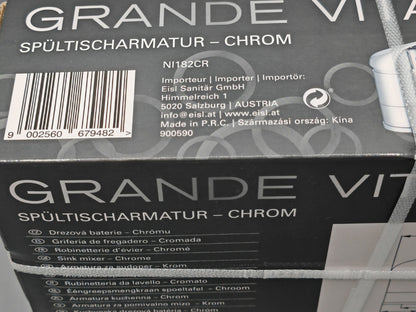 Eisl Grande Vita Classic Spültischarmatur Chrom Küchenarmatur Spüle Wasser E1