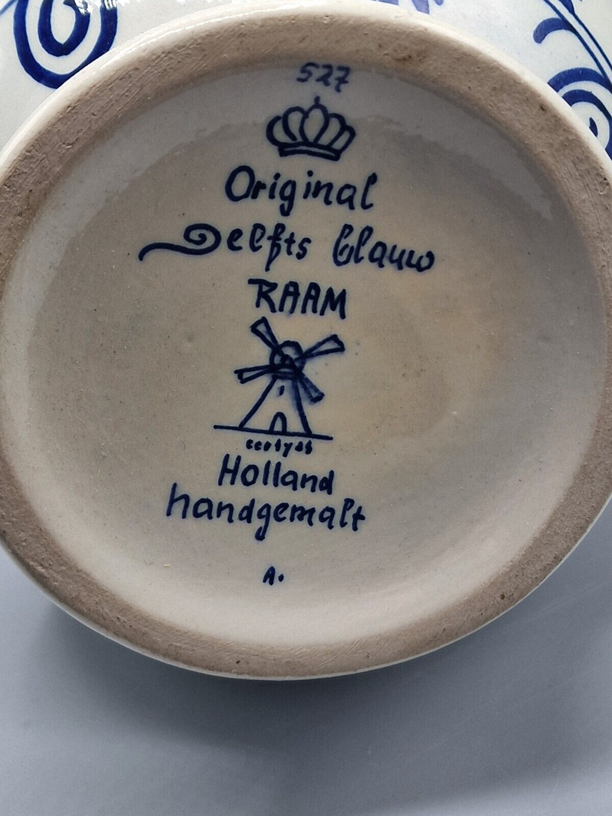 Delfts Blauw Raam, Vase, Handbemalt, Sammler, Dekoration, Höhe 31cm