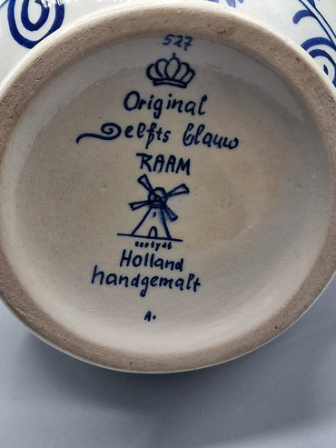 Delfts Blauw Raam, Vase, Handbemalt, Sammler, Dekoration, Höhe 31cm