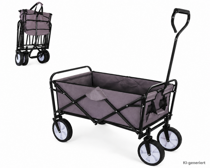 Benson Outdoor Bollerwagen faltbar 80kg Transportwagen Handwagen Garten HA32