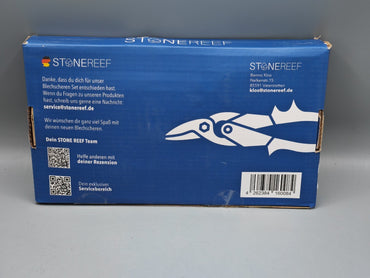 Stone Reef Blechscheren Set, 1x Gerader + 1x Rechter Schnitt