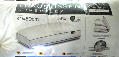 John Cotton Luxuskissen Superflex 40x80 Kopfkissen Schlafkissen Komfort HO-A26