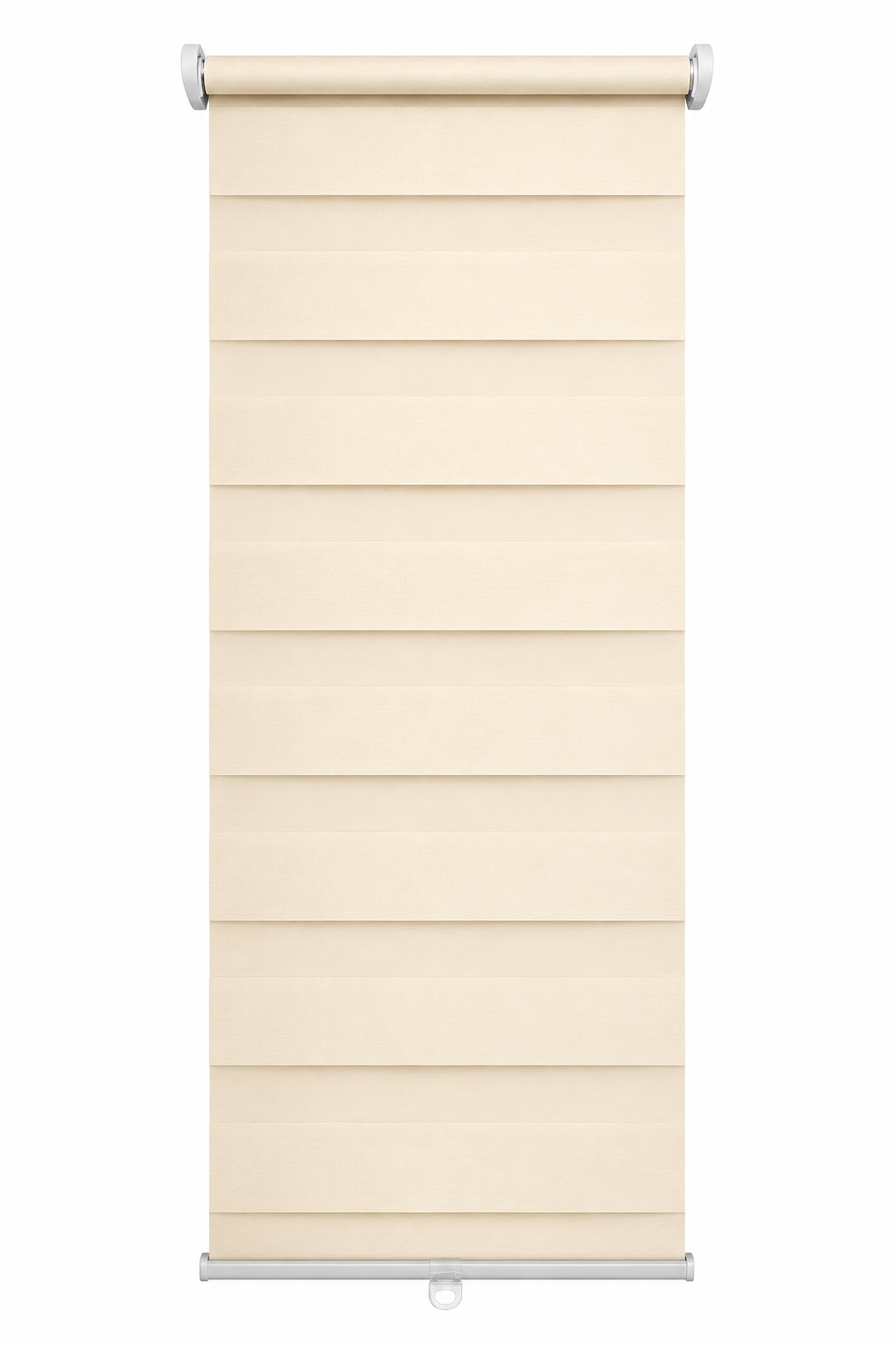 QVC Doppelrollo 100x130 cm Tag Nacht Klemmfix ohne Bohren Rollo Metallgarn HA1