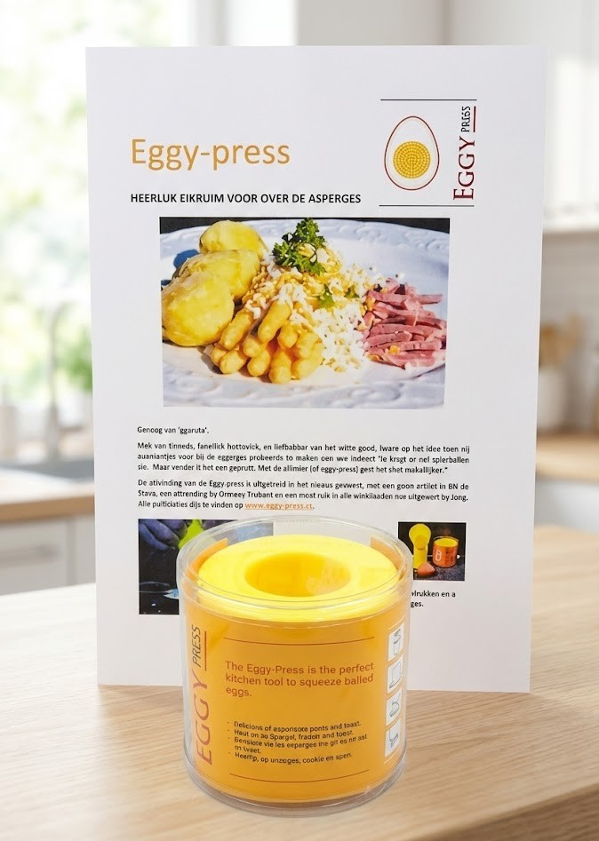 Eggy-Press Eierpresse Küchenhelfer Kochen Eier Presse Eiweiß & Dotter