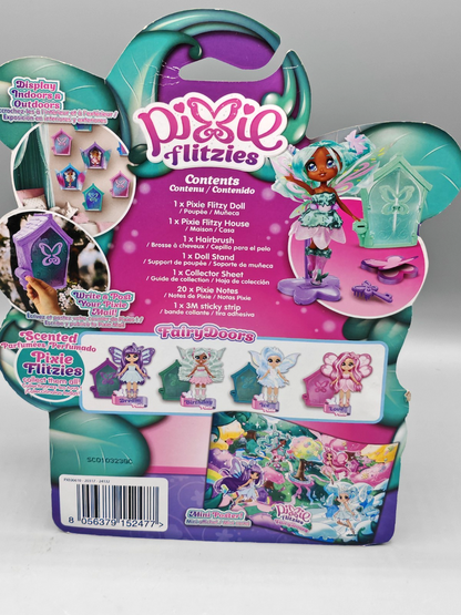 Geburtstags-Pixie-Puppe 13 cm – Duftend mit Haarbürste & Mini-Haus mit Türen