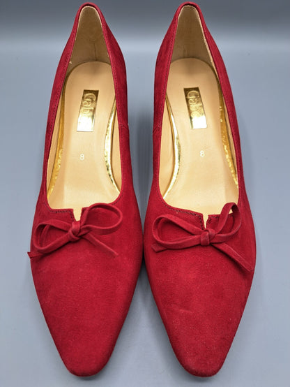 Gabor Damenschuhe, Rot, Elegant, Größe 42