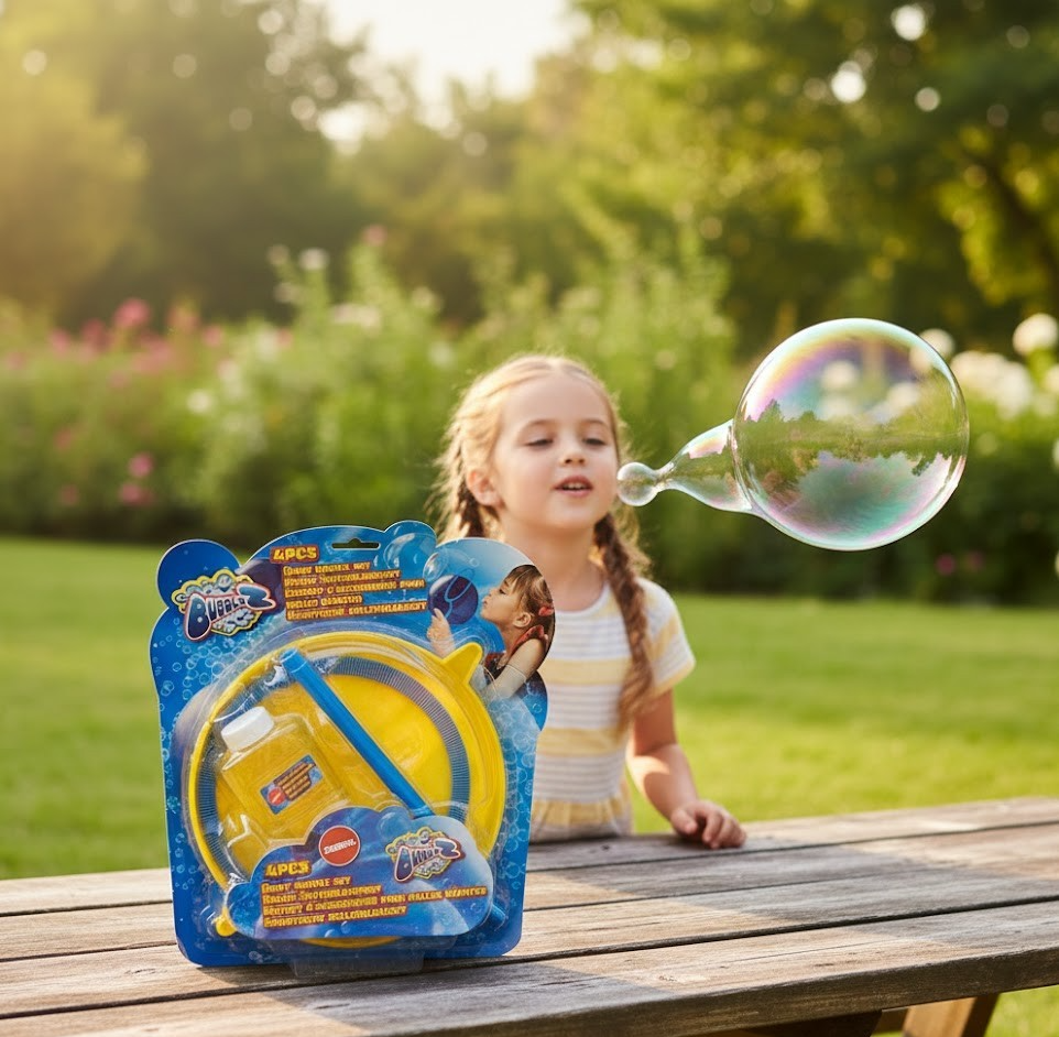 Bubblez Riesenseifenblasen Set – XXL Seifenblasen Spaß