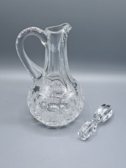 Likörkaraffe 15cm Retro Whisky Karaffe Glas Sammler Deko
