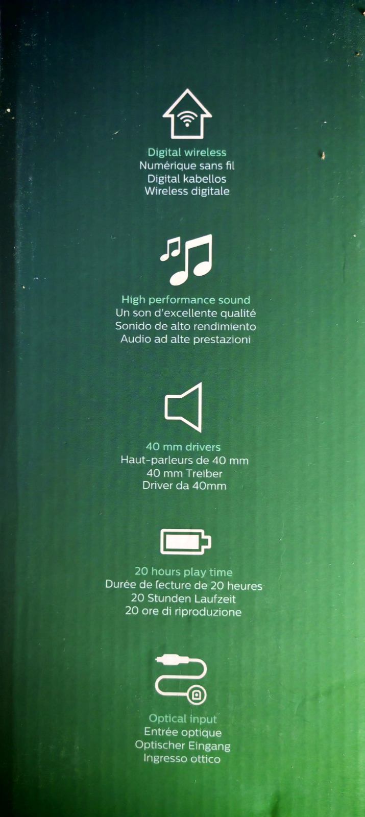 Philips Home Cinema SHD8850 Funkkopfhörer TV Kopfhörer kabellos Digital A09