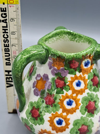 Keramik Vase 8cm Kunst Antiquität Vintage Deko Sammlerobjekt Retro