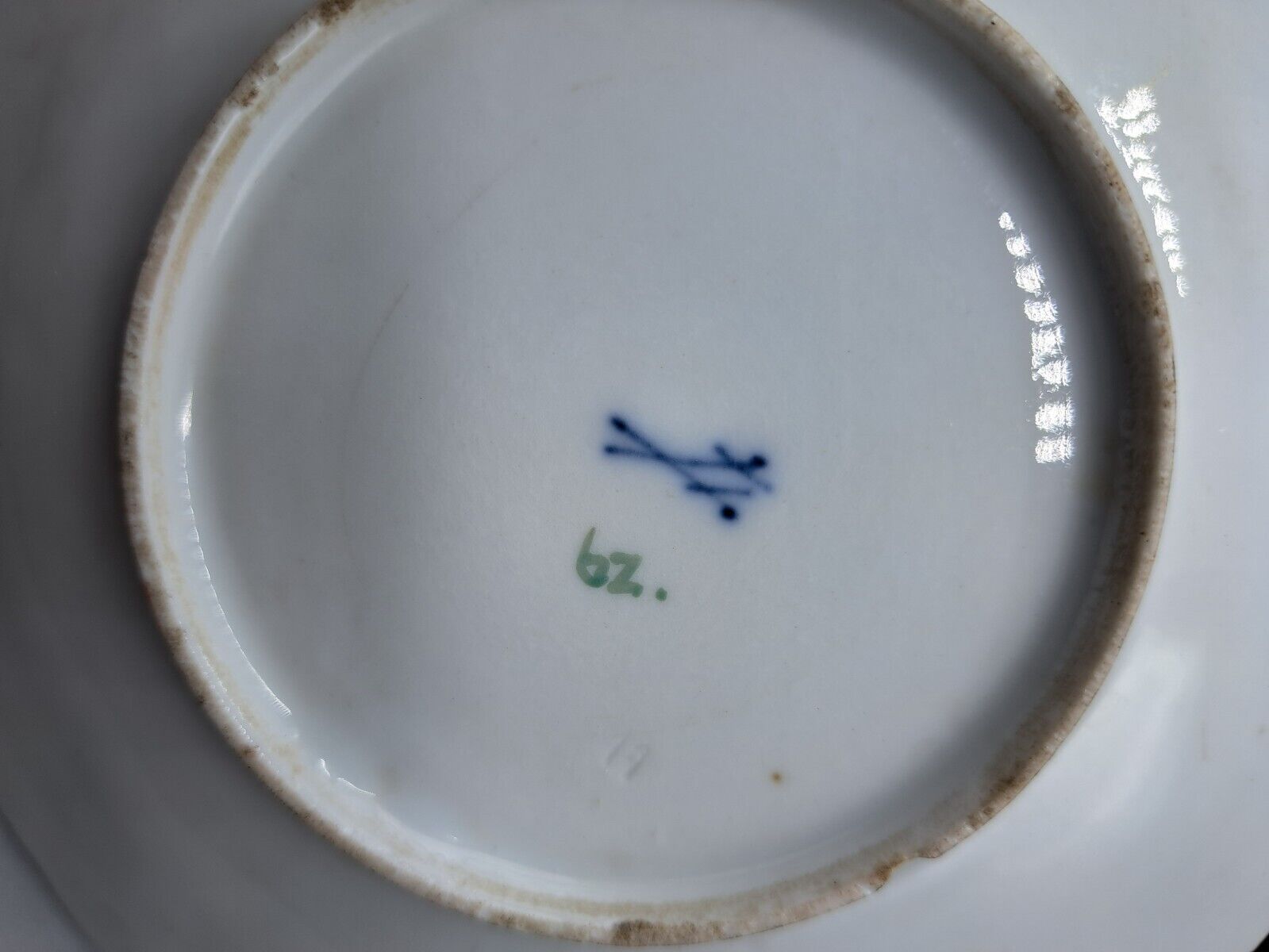 Meissen Porzellan, Kaffeeuntersetzer, 3-teilig, 6z