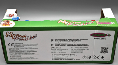 JAMARA My First Pinchies Set A 3 Fahrzeuge Baby Motorikspielzeug ab 12 Monate D4