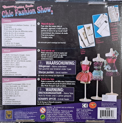 Creative Toys Chic Fashion Show 2 CT5939 Mode Design Nähset Kinder ab 8 D6