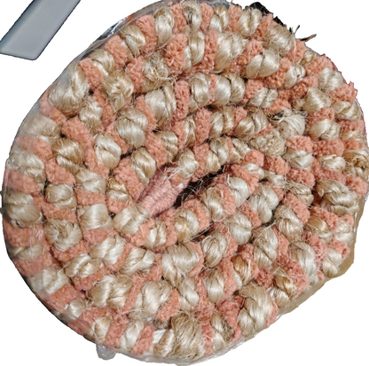 Jute-Baumwoll Teppich Ancient Secrets Terracotta 60x120 cm Natur