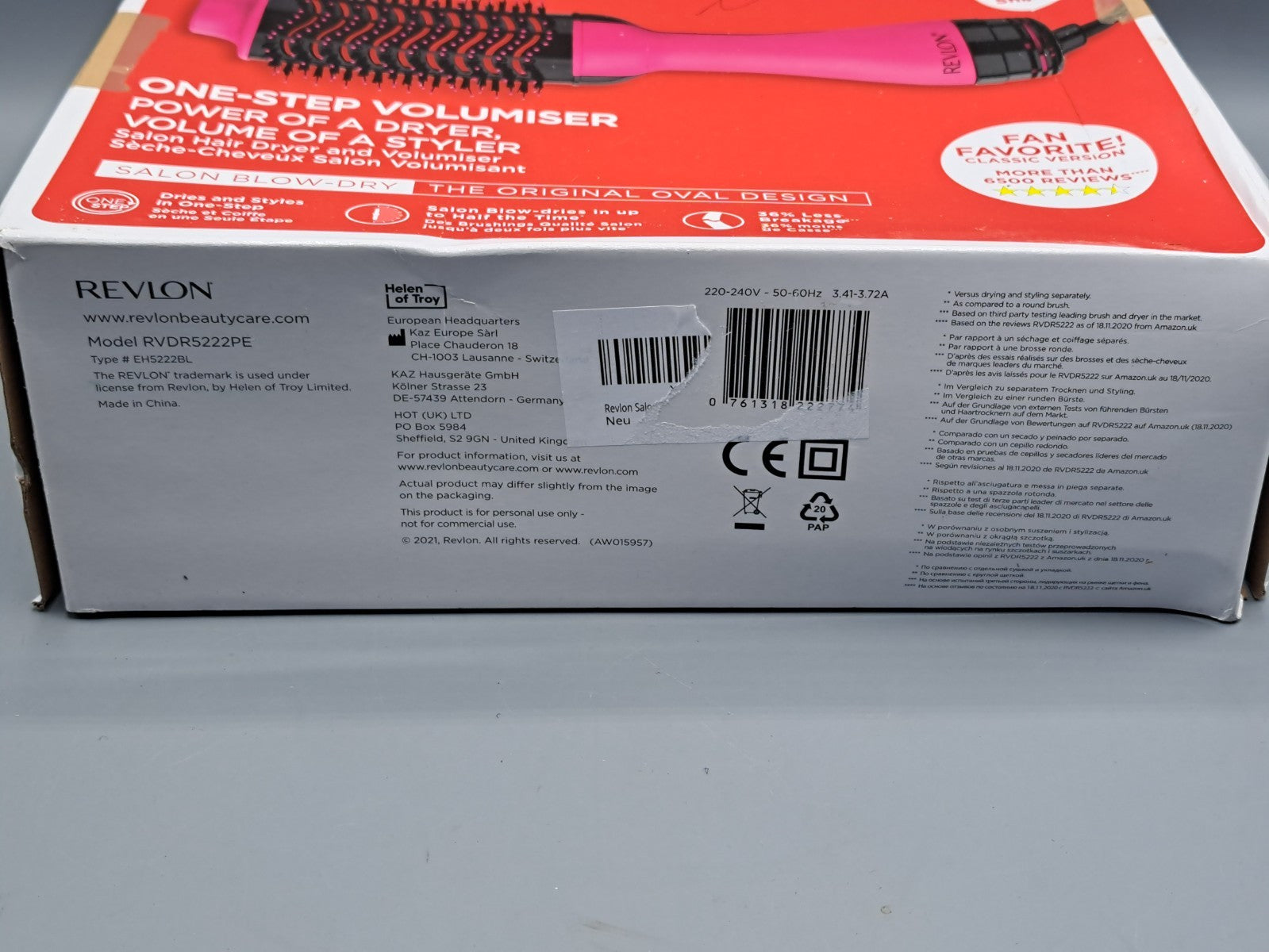 Revlon New Pink Edition One-Step Volumiser, Styling, Haare