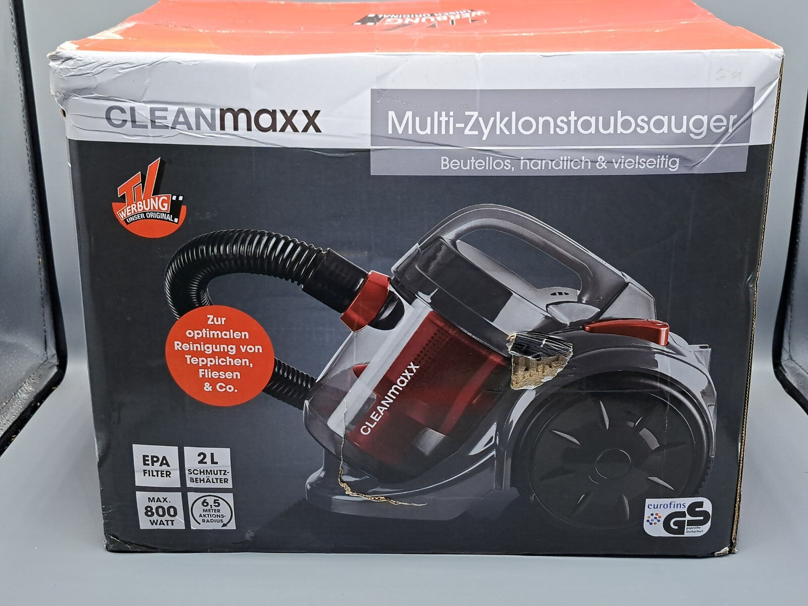 Cleanmaxx, Multi-Zyklonstaubsauger, Beutellos, Handlich