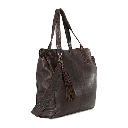 Desiderius CALADIA Basic Umhängetasche Braun Echtleder Damen Tasche