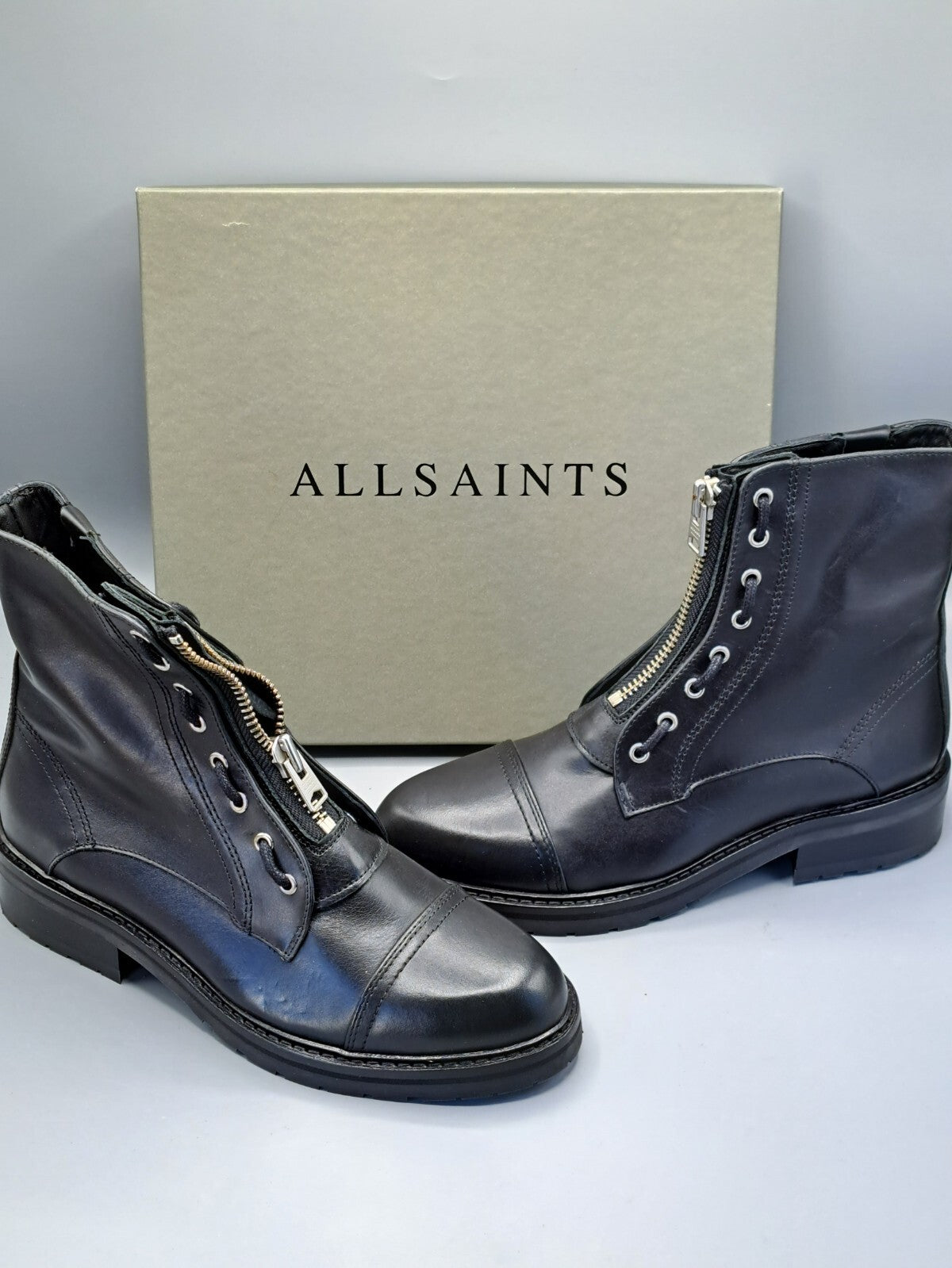 Allsaints, Ariel - Zip Boot - Calf, Schwarz, Damen, Größe 41