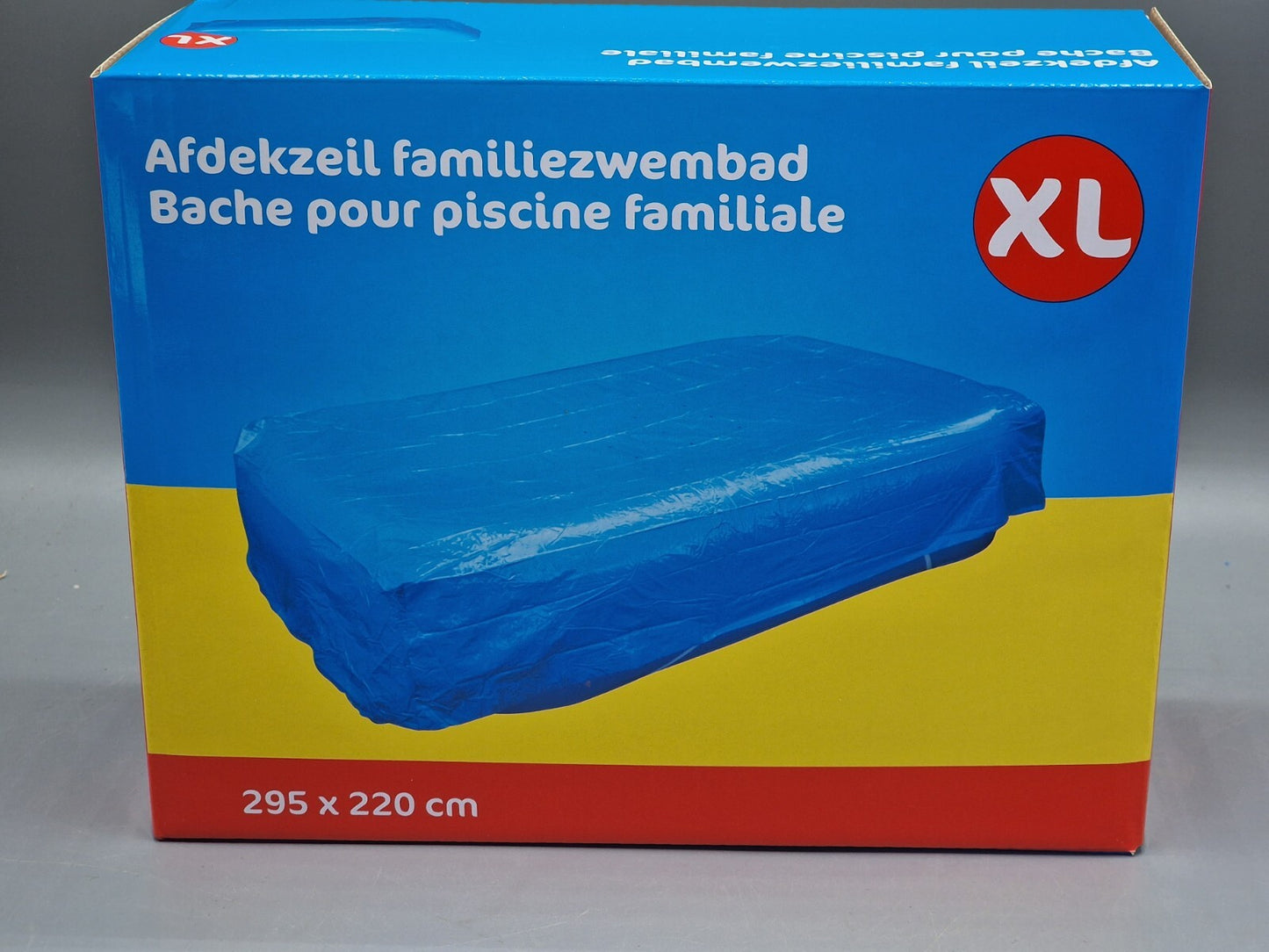 Poolplane 295x220 cm – Schwimmbad Abdeckung Schutzplane XL