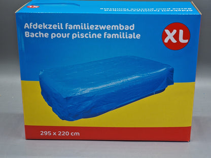 Poolplane 295x220 cm – Schwimmbad Abdeckung Schutzplane XL