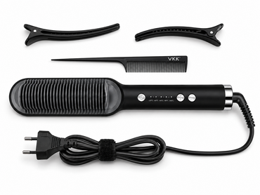 VKK Hair Straightener Brush VH0101 Glättbürste Haarglätter Keramik Styling C1