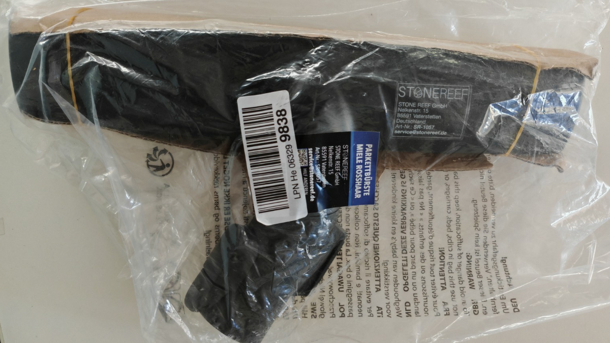 STONEREEF Parkettbürste Rosshaar für Miele Staubsauger Parkettdüse SR1057 A9
