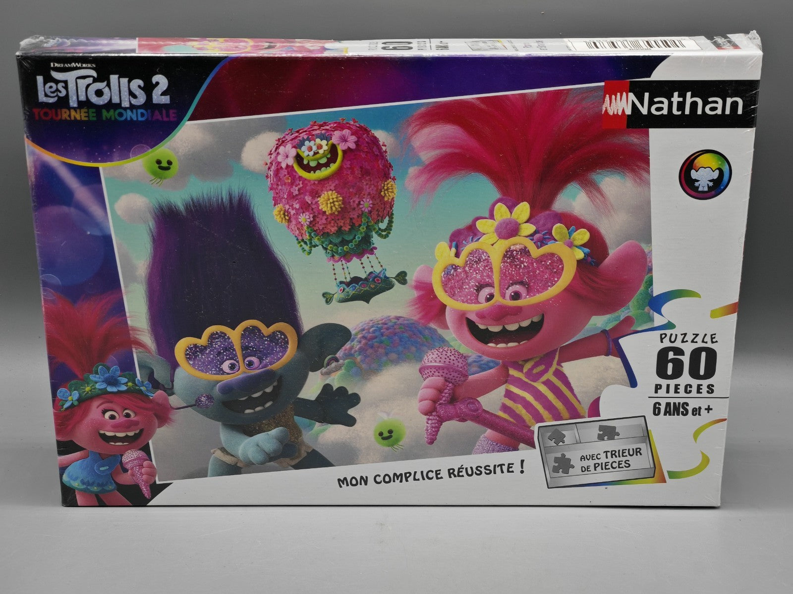 Nathan Les Trolls 2 Puzzle 60 Teile Kinder Puzzle Spielzeug Lernspiel