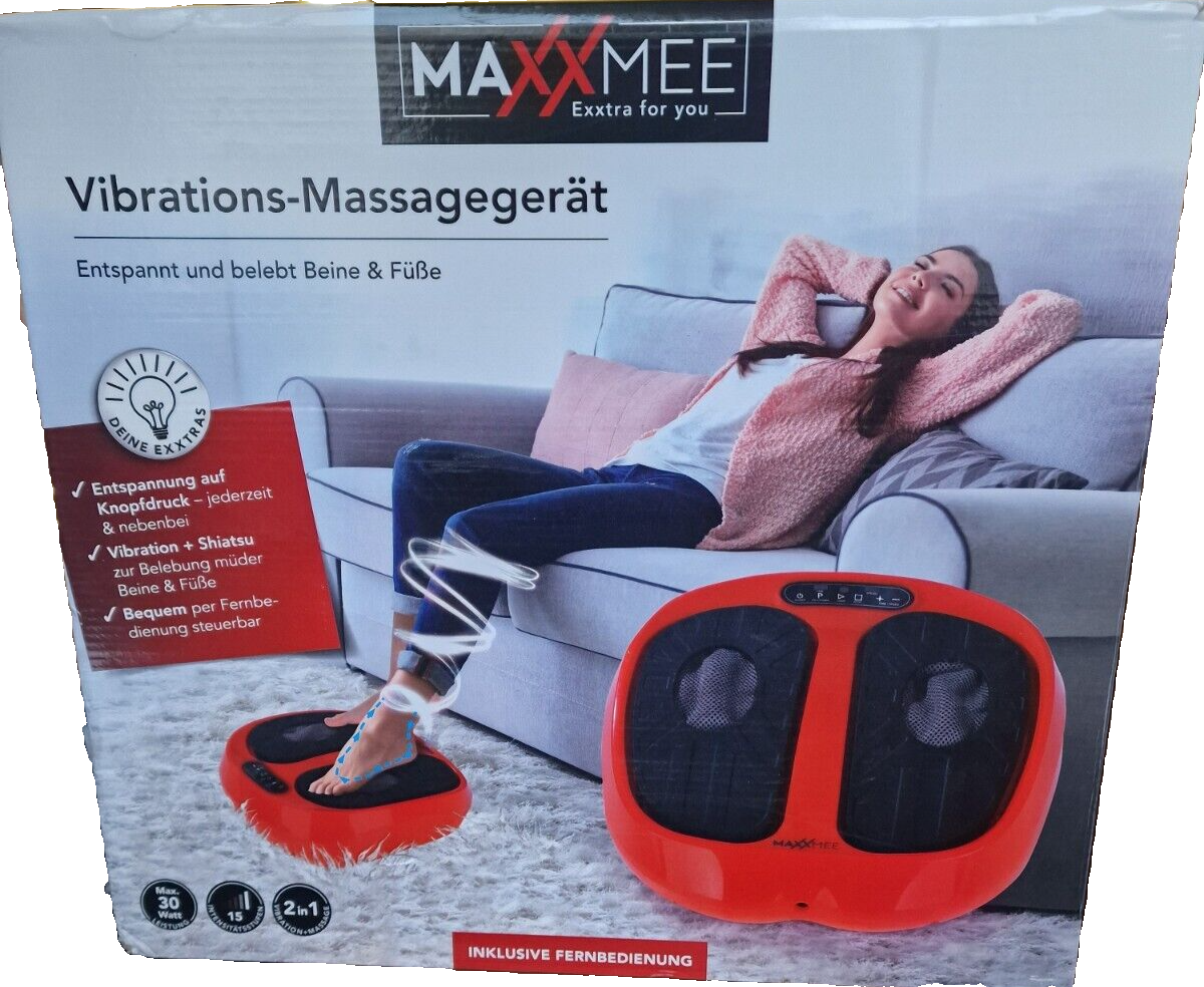 MAXXMEE Vibrationsgerät Training & Massage | Zusätzliche Shiatsu-Massage