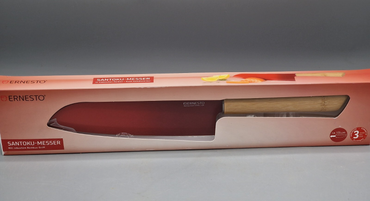 Ernesto Santoku-Messer, 17,5 cm, Edelstahl, Bambusgriff