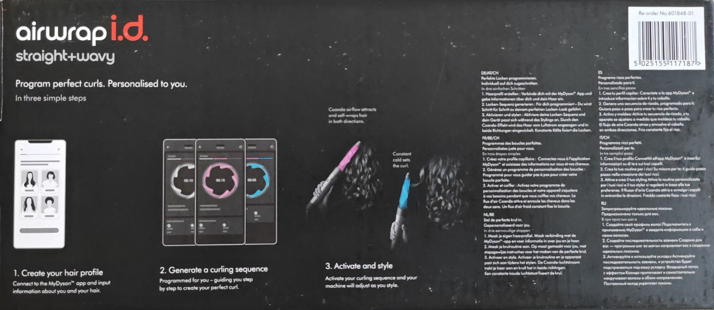 Dyson Airwrap i.d. Multi-Haarstyler Straight+Wavy Ceramic Pink Roségold C01