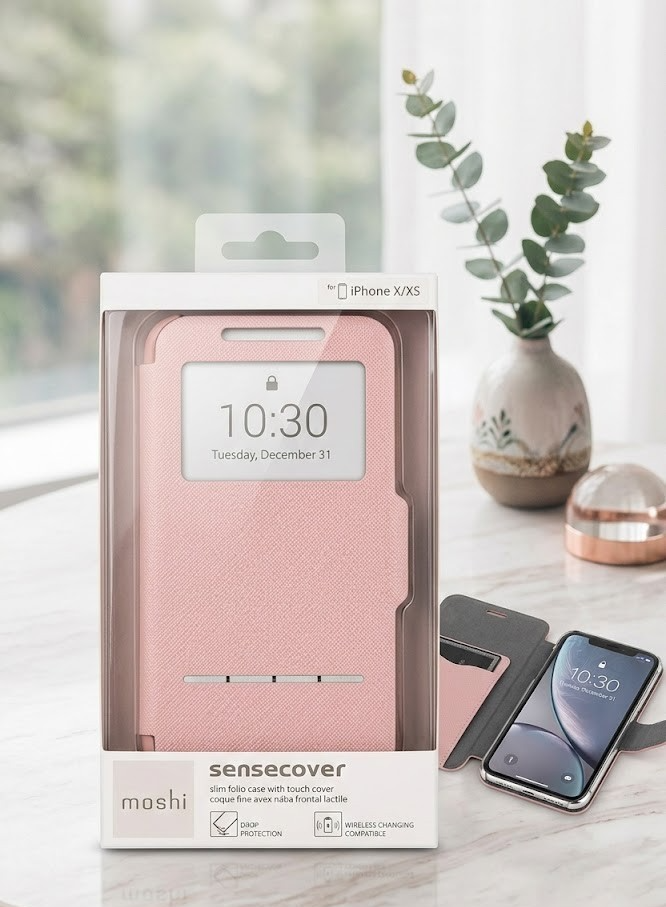 Moshi Sensecover Rosa Schutzhülle für iPhone XS / X