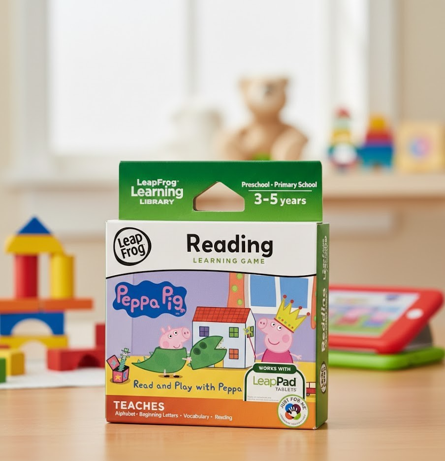 LeapFrog Peppa Pig Reading Lernspiel LeapPad Kinder 3-5 Jahre Englisch D6