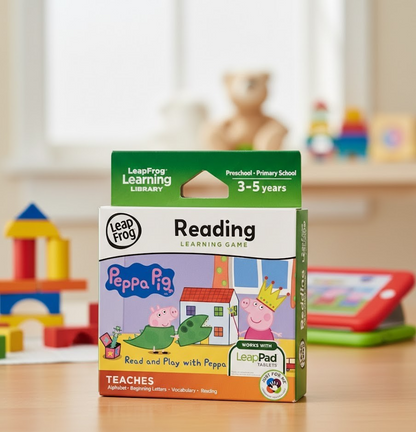 LeapFrog Peppa Pig Reading Lernspiel LeapPad Kinder 3-5 Jahre Englisch D6