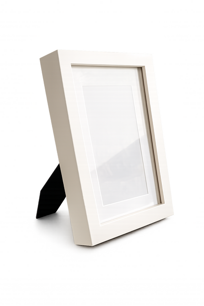 Bilderrahmen Weiß 31x23cm Fotorahmen Standrahmen Bilderrahmen Deko Foto HO-A13