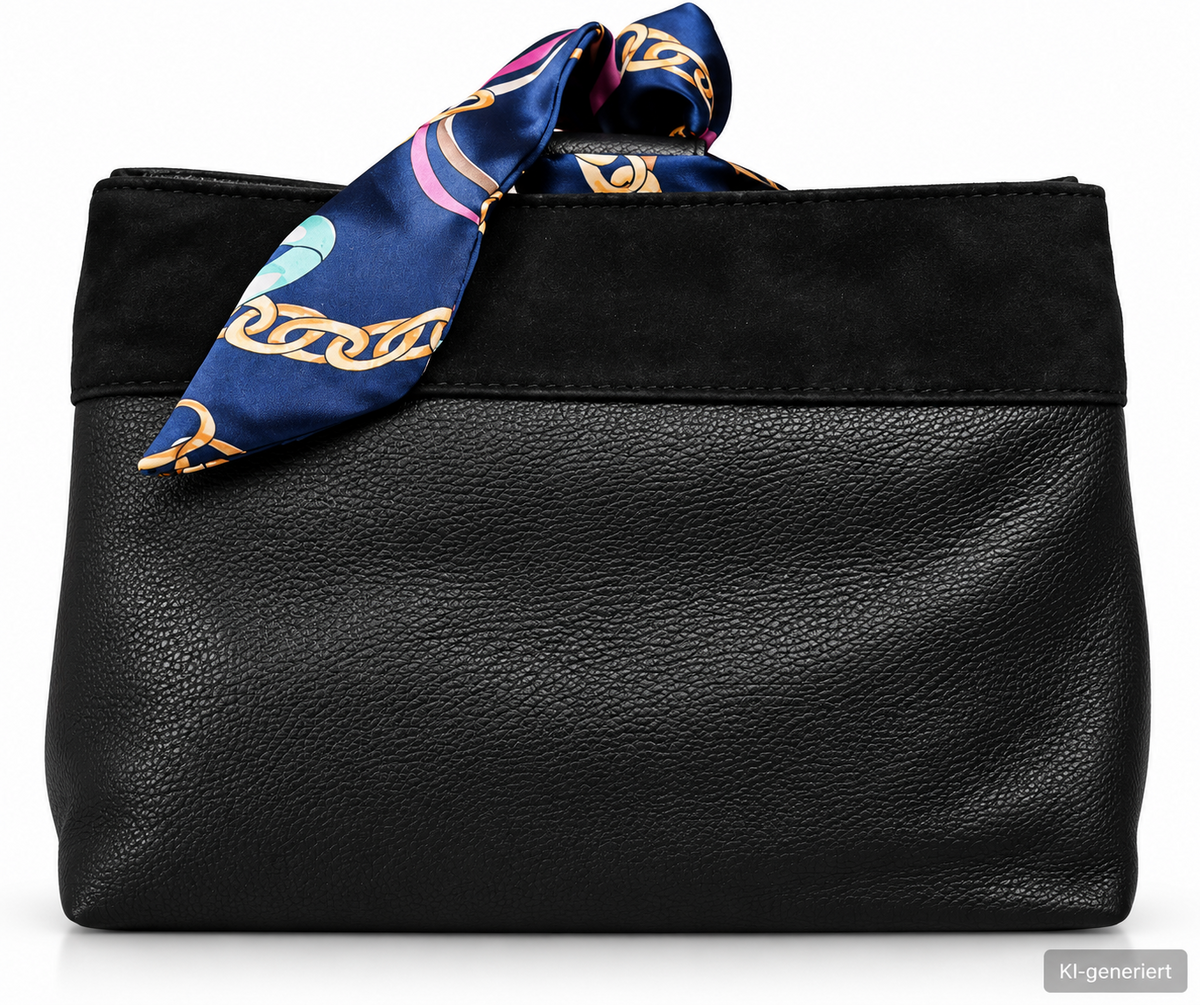 Desiderius Cailin Damen Ledertasche Schwarz Blogger Edition Echtleder Tasche F2