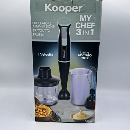 Kooper my Chef 3 in 1 Stabmixer, Mixer, Küchenhelfer, Kochen