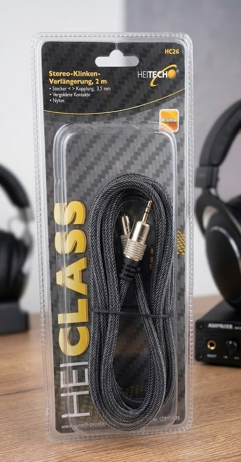 Stereo Klinkenverlängerung 3,5mm 2m Audio Kabel AUX Verlängerung