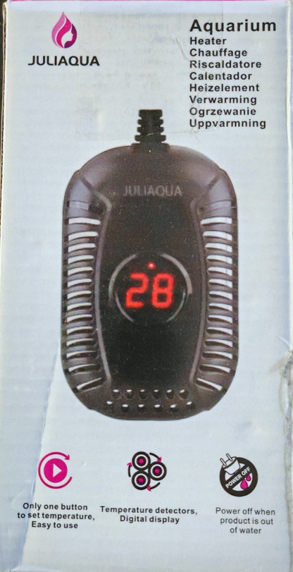 Juliaqua Aquarium Heizelement AC220-240V Regelheizer Heizstab Aquarium Heizer A6
