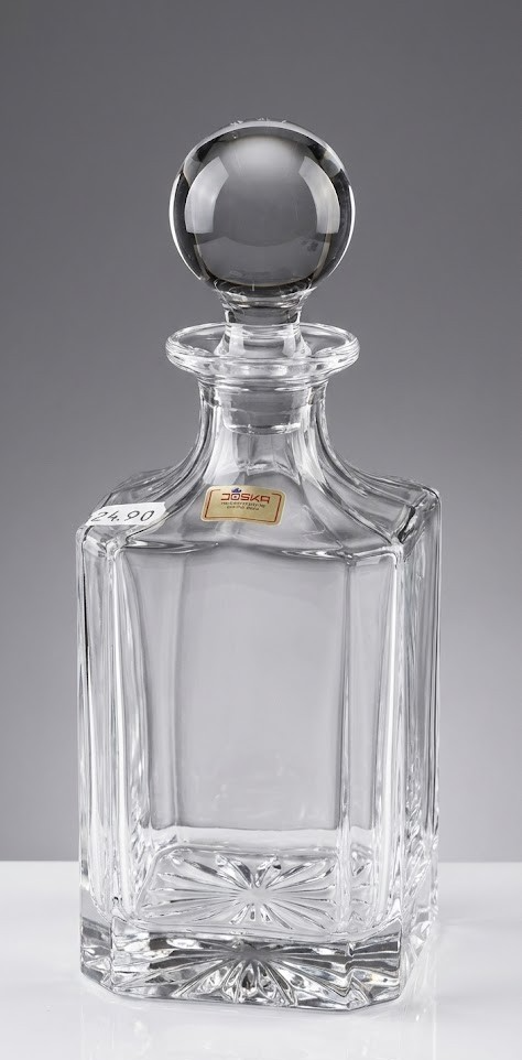 Original Joska Waldglashütte Schnapsflasche 20cm Glas Rar Sammlerstück