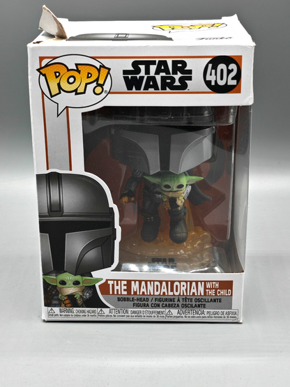 Funko POP Star Wars – The Mandalorian mit The Child (Baby Yoda) Figur