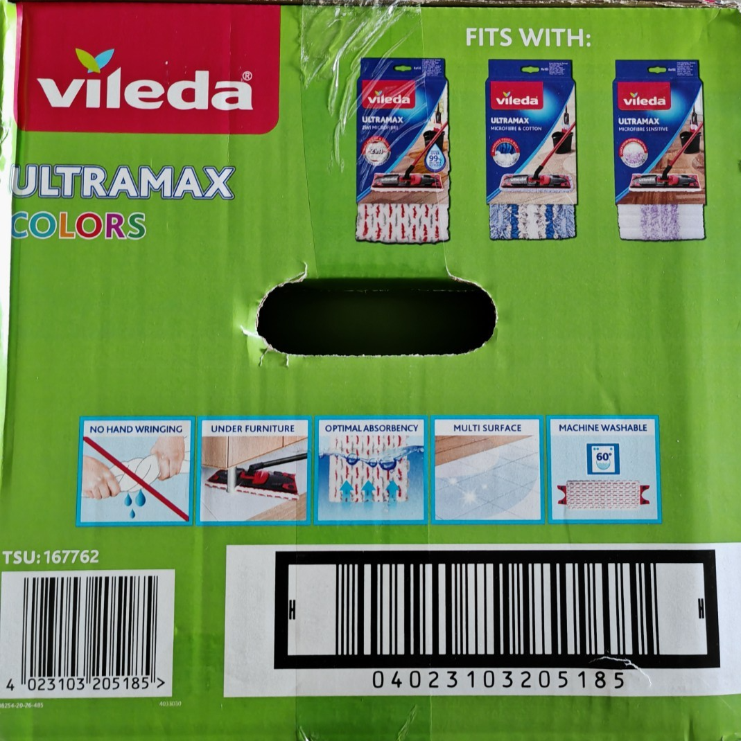 Vileda UltraMax Colors Wischsystem Komplettset Wischer Eimer Presse Limited HA17