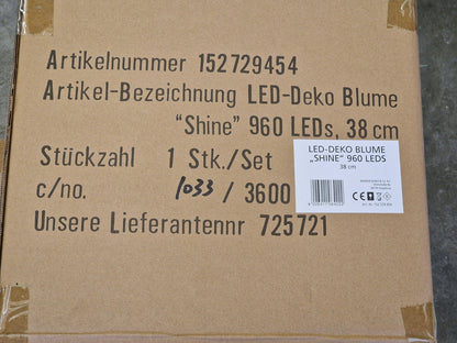 LED-Deko Blume "Shine" 960 LEDs, 38 cm